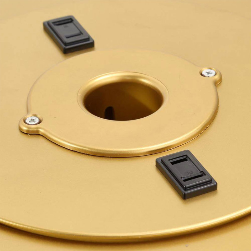 Gold Metal Rotating Christmas Tree Stand for 9ft Trees