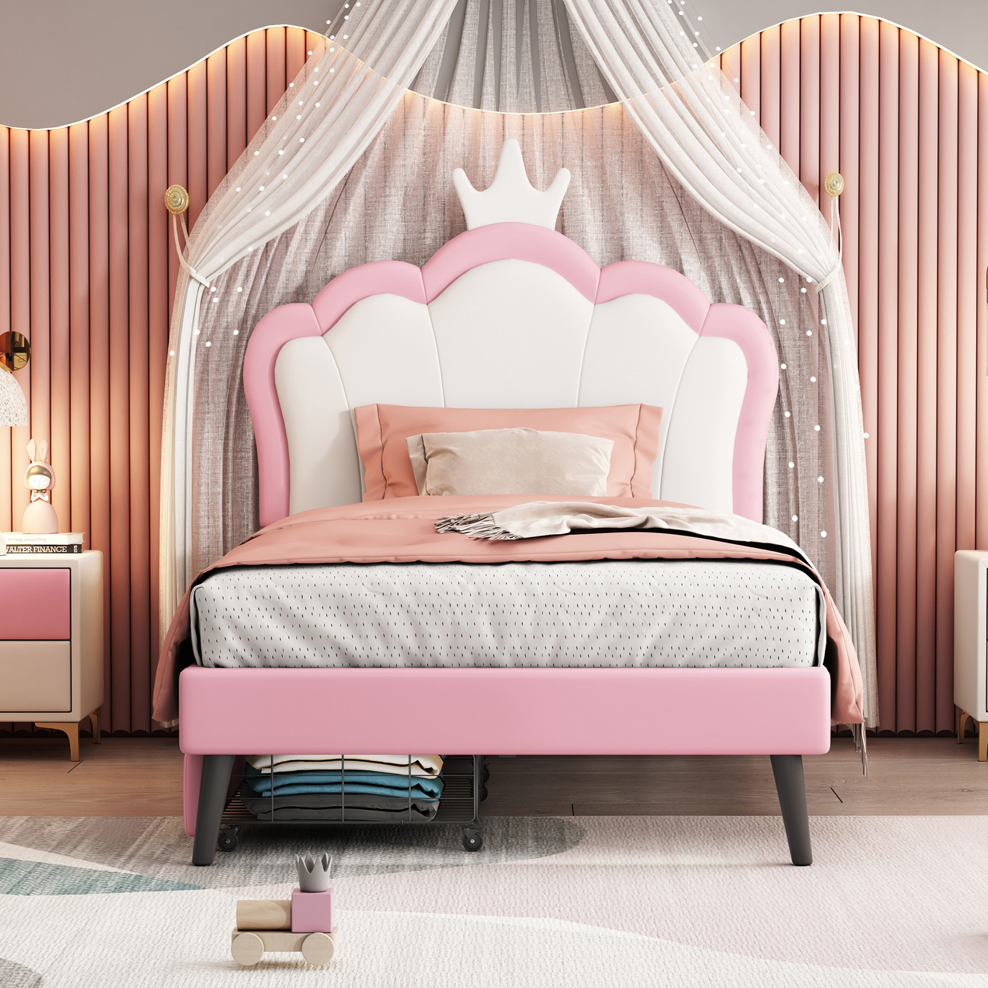 Twin Size Princess Bed