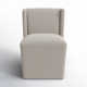 Ardeth Polyester Blend Side Chair With Caster