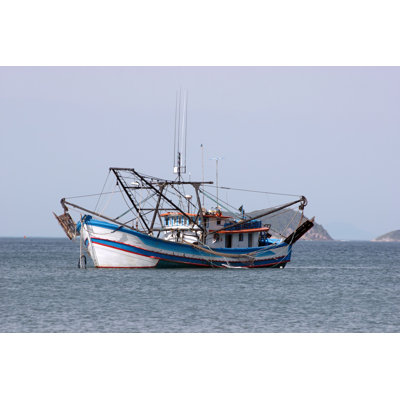Big Fishing Boat - Wrapped Canvas Print