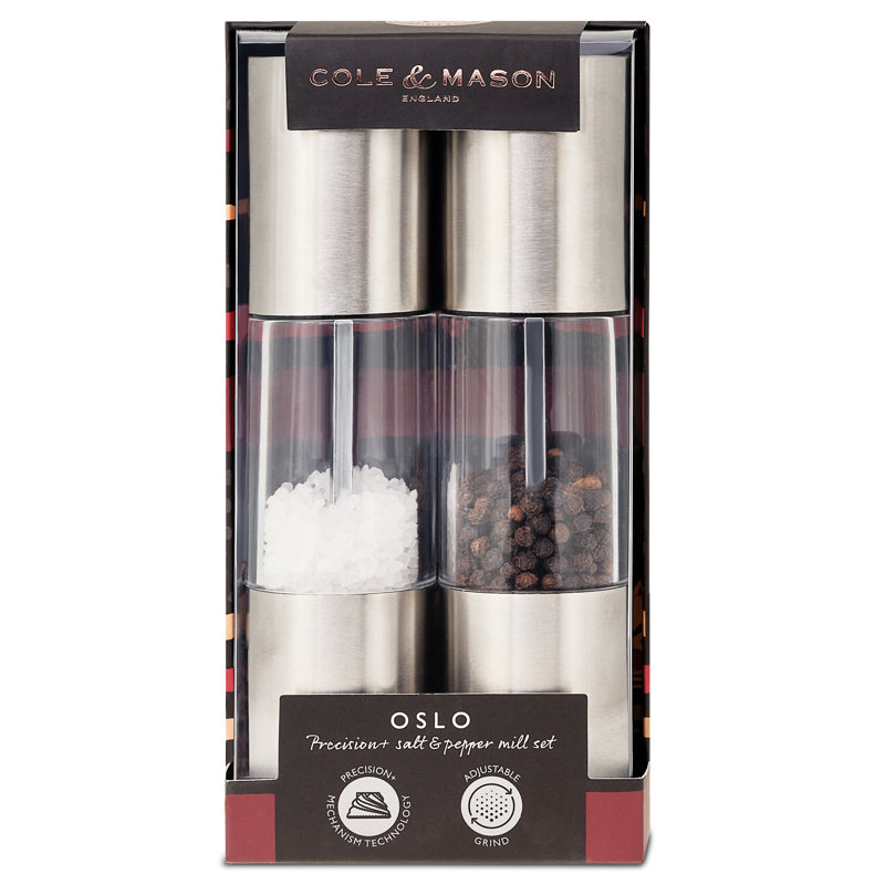 Cole & Mason Oslo Salt & Pepper Gift Set 7.25"