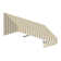 Auvent fixe en tissu acrylique San Francisco Awntech