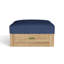 Copacabana Teak Ottoman with Cushion