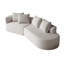 Canapé modulaire surdimensionné Modern Upholstein, canapé en nuage courbé extra large et large à 4 places de 112 pouces avec 4 coussins décoratifs, canapé-lit combiné gratuit pour le salon, la chambre à coucher