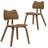 Modern Dining Chairs With Backrest, With Rubberwood Frame, For Dining Room/Living Room-647947411
