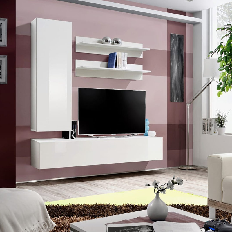 Tedman Unfinished Entertainment Centre for TVs up to 58", White