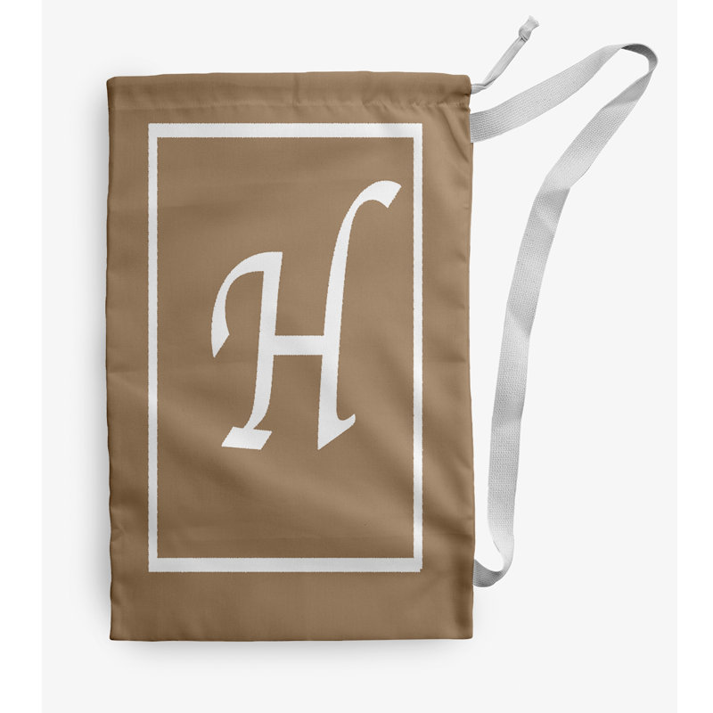 Sac à linge Monogram, Petit (H 29 po x l 18 po), Brun