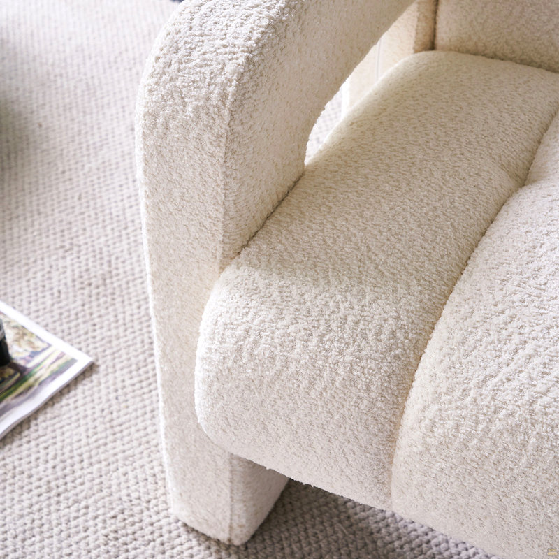 Fauteuil d'appoint rembourré 31,10 po, Beige