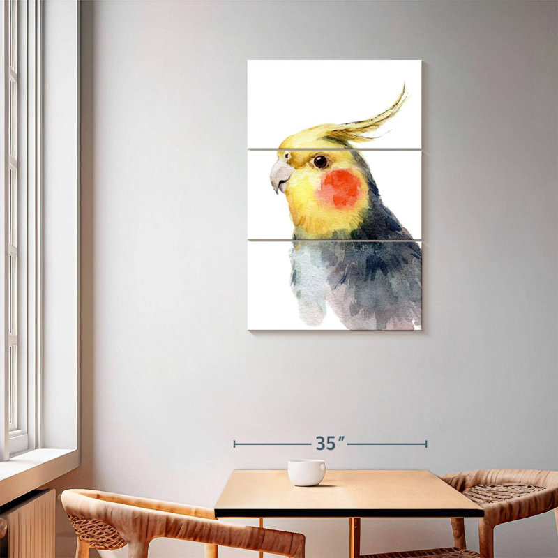 Brampt Cute Parakeet, 57" H x 36" W