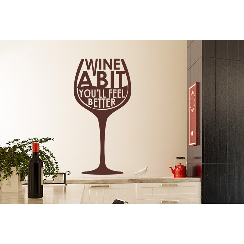 Food & Beverage Wall Decal, Medium, Brown