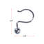 Crochets de rideau de douche Ball Steel-50055108
