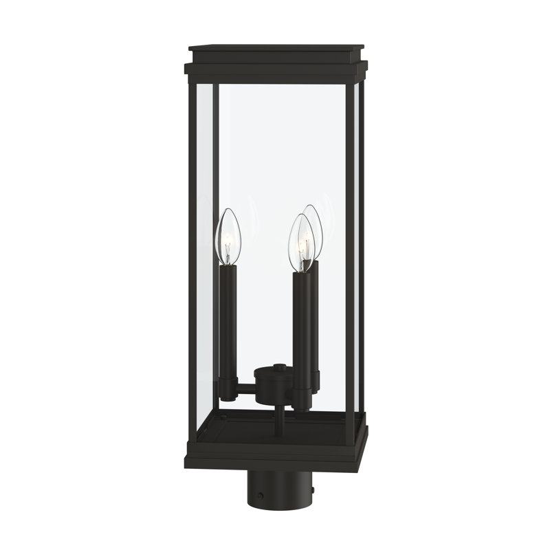 Lampadaire d'extérieur 3 lumières 22,75 po Lundon, Bronze vieilli