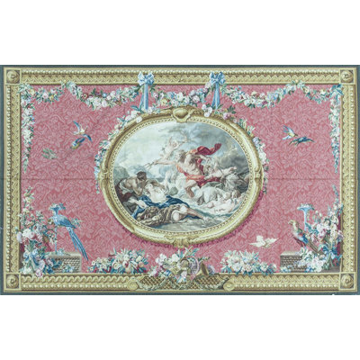 Hand-Knotted High-Quality Pink Area Rug