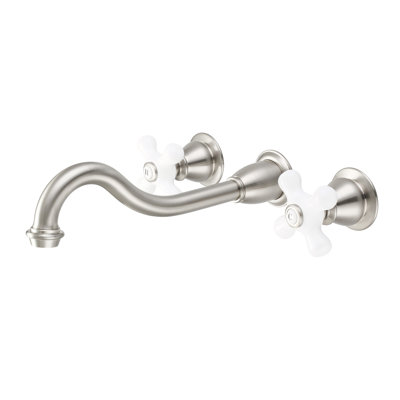 Wall Mounted Optional 2-handle Bathroom Faucet