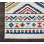 Tapis blanc tissé à la machine Southwestern-683028637