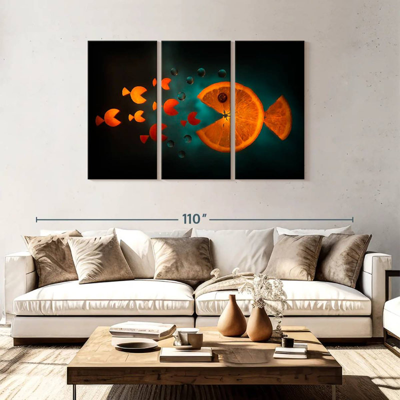 Fish, 48" H x 74" W