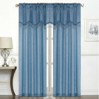 Ramsay Semi Sheer Curtain Pair
