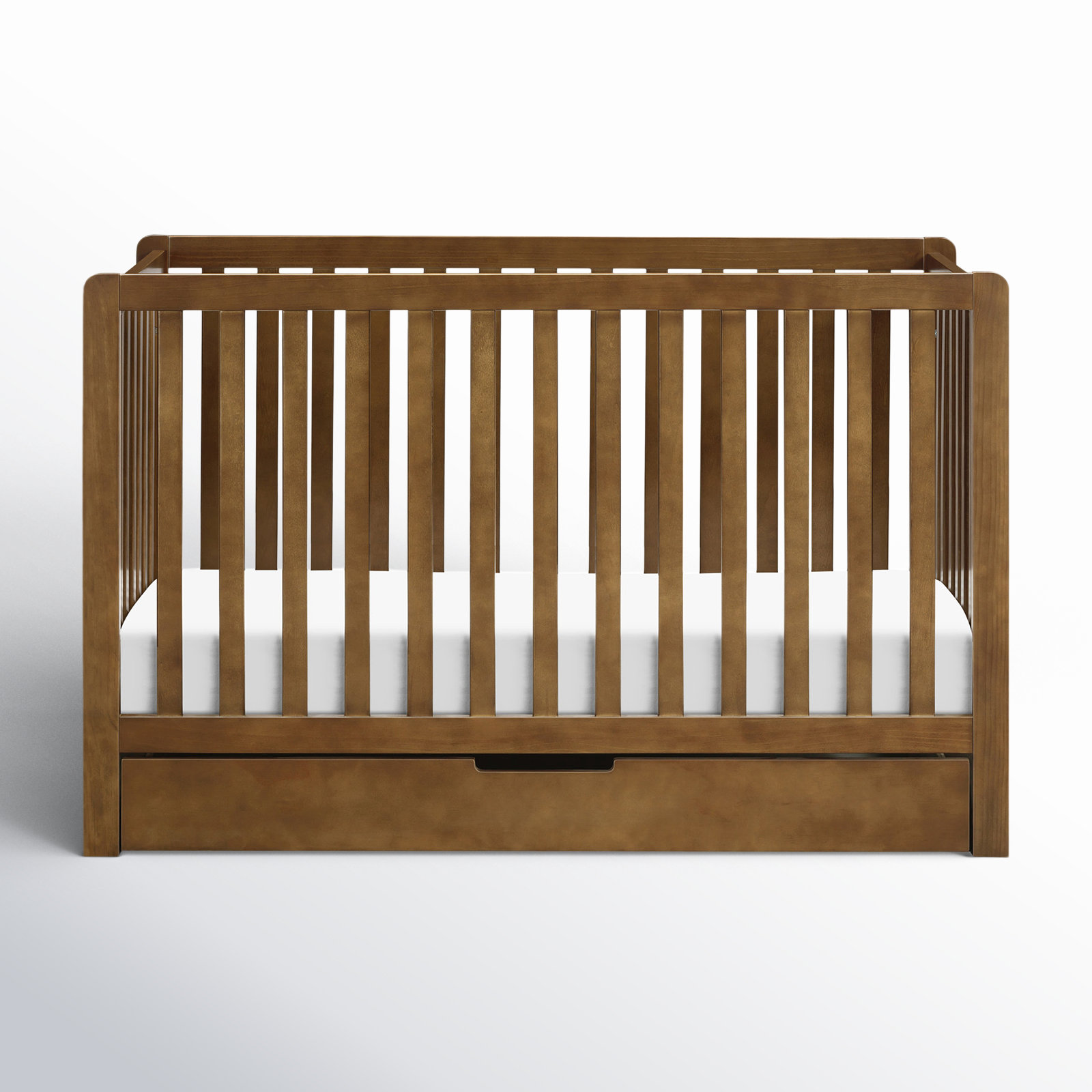 Colby 4-in-1 Convertible Crib, Walnut