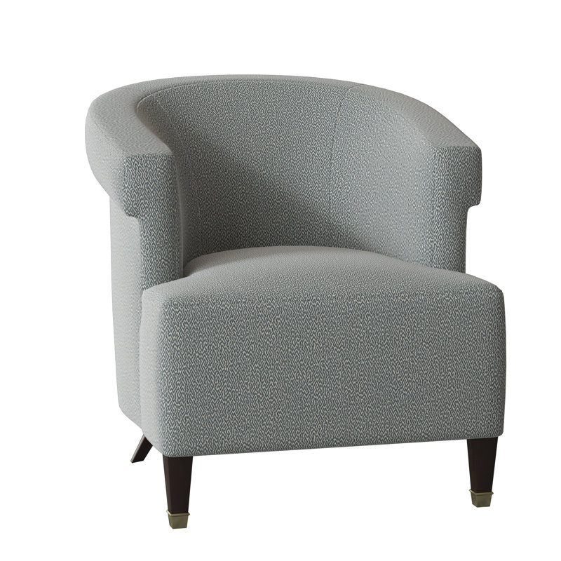 Fauteuil large de 30,5 po Madame, Cyan Maya, Noyer américain