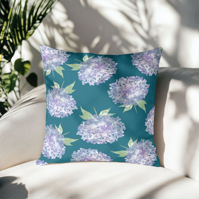 Coussin décoratif extérieur Hydrangea Love