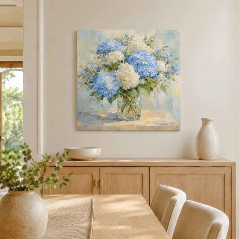 Art mural doux sur toile tendue Aura, L 30 po x H 30 po x P 1,5 po