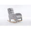 Chaise berçante en coton et lin avec repose-pieds réglable-1648284799