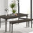 Traditional Wooden Bench With Classic Design And Rustic Charm, Versatile Seating Option For Various Spaces.