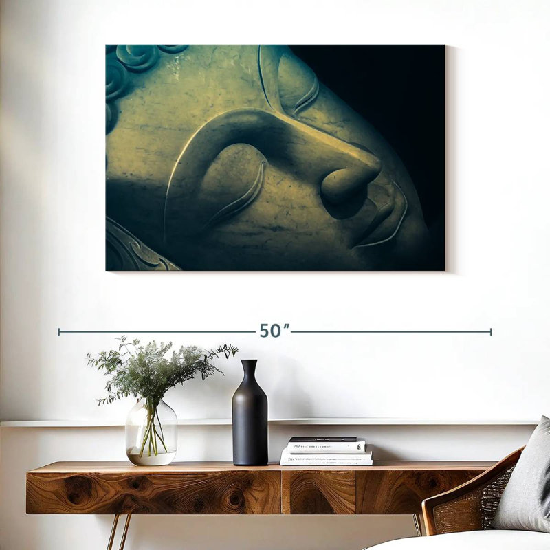 Adella Detailed Sleeping Buddha, 26" H x 39" W