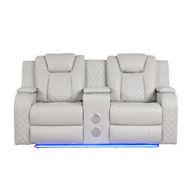 Senol 73'' Reclining Loveseat