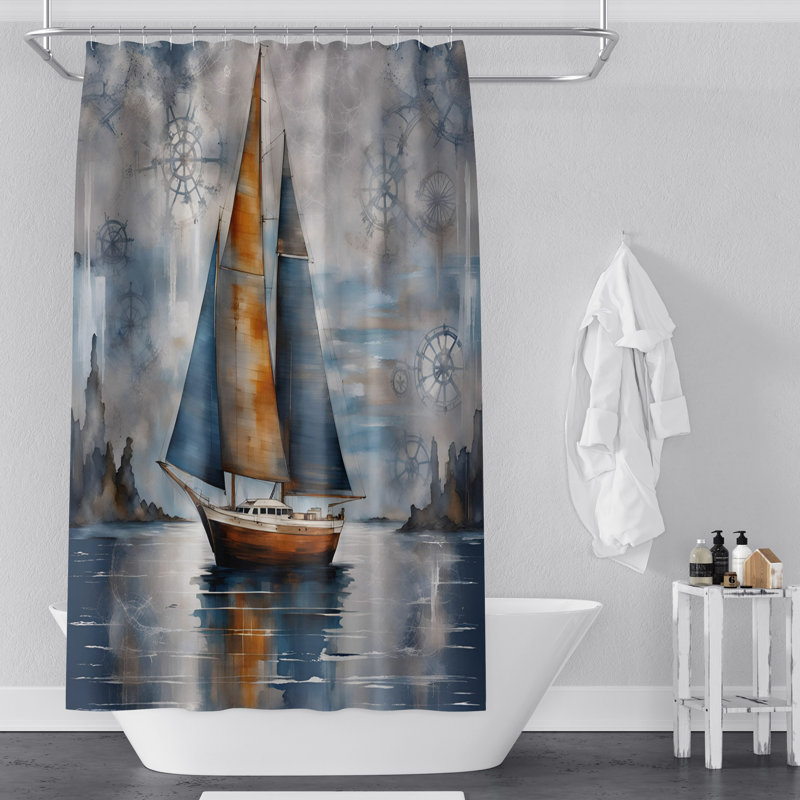 Rideau de douche Grethe, H 93 po x l 70 po
