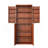 72" Tall Kitchen Pantry Modern Fluted Wood Storage Cabinet With Doors,6 Door Shelves-848693165