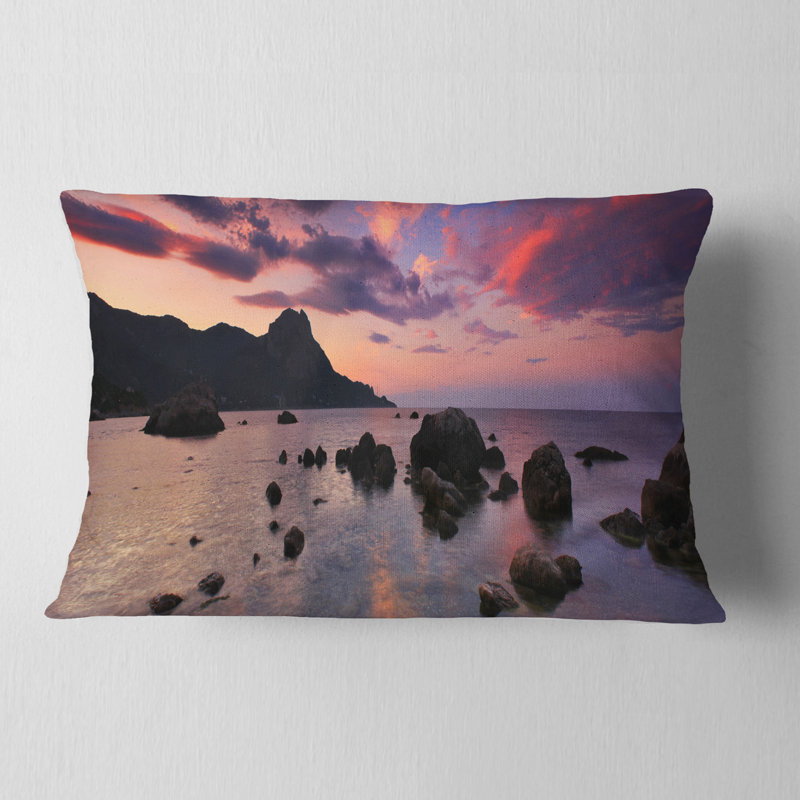 Coussin lombaire de plage couleur rocky mer
