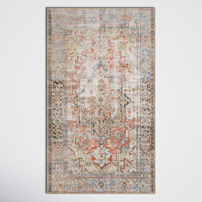 Skye Oriental Terracotta Area Rug