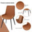 Ensemble de salle à manger de cuisine, table de salle à manger extensible de 43 à 59 po avec chaise rembourrée (table, 4 chaises)-126089811-126089813-126089814