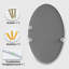 Miroir de salle de bain ovale-552513625-552513605