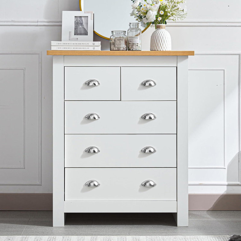 79 cm W Chest of 5 Drawers