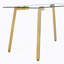 Table de salle à manger rectangulaire 1 pièce sans chaise