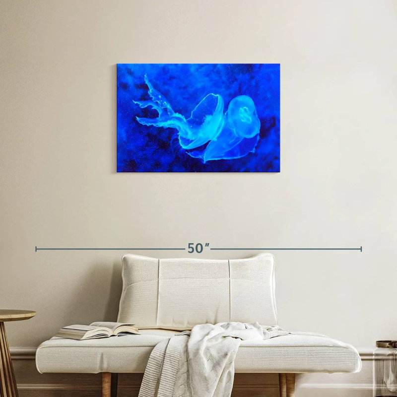 Brampt Bell Shaped Jellyfish, 20" H x 30" W