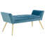 Absolon Velvet Upholstered Bench-165542033