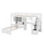Twin Over Twin Loft Bed With Desk-494991200