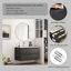 Meuble-lavabo mural 32 po-2001778340
