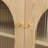 Double Door Three Drawer Accent Cabinet