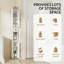 Wood Freestanding Linen Cabinet