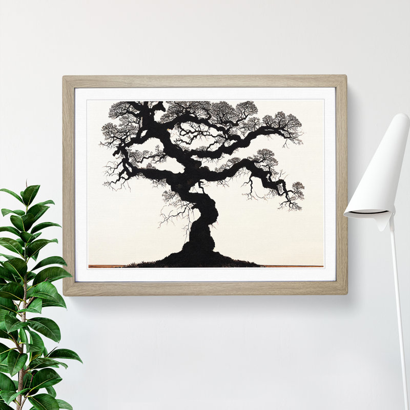 Epic Oak Tree - Framed Print, 25cm H x 34cm W x 2cm D, Oak