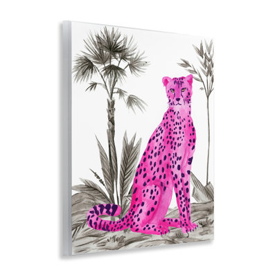 «Neon Leopard Prowl», art par Melissa Wang
