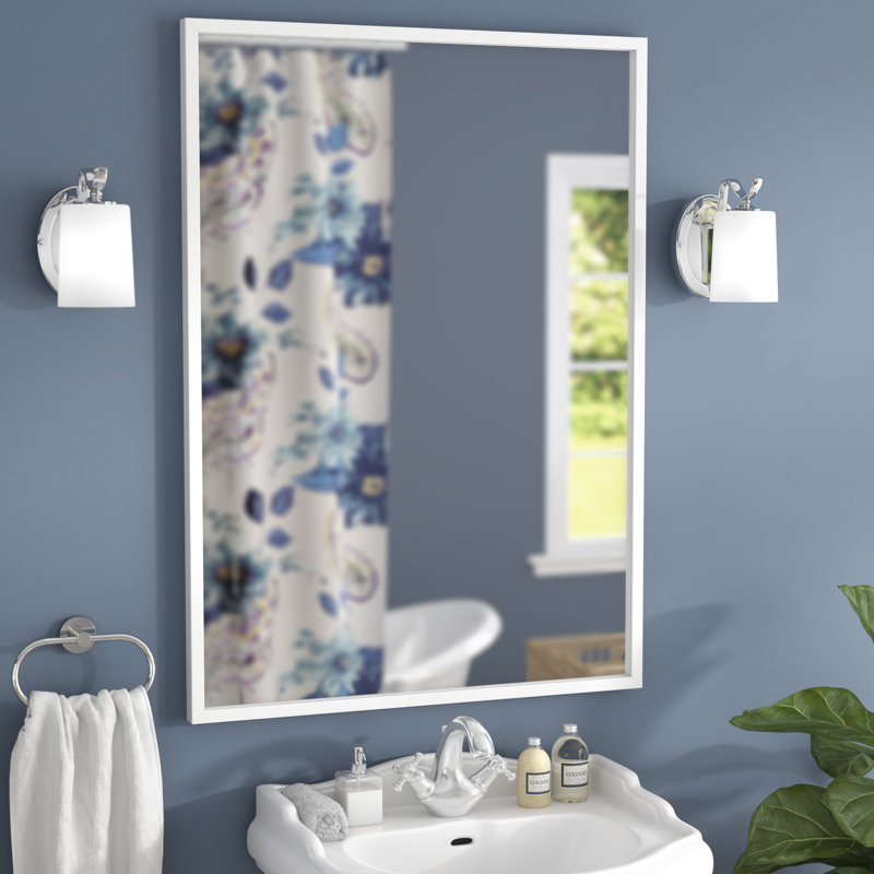 Derosier Metal Flat Wall Mirror, 57.43" H x 20.43" W
