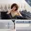 Ensemble d'édredon plissé avec draps Bed-in-a-Bag-103134054-103134053