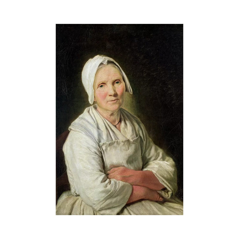 The Old Woman by Francoise Duparc - Wrapped Canvas Print