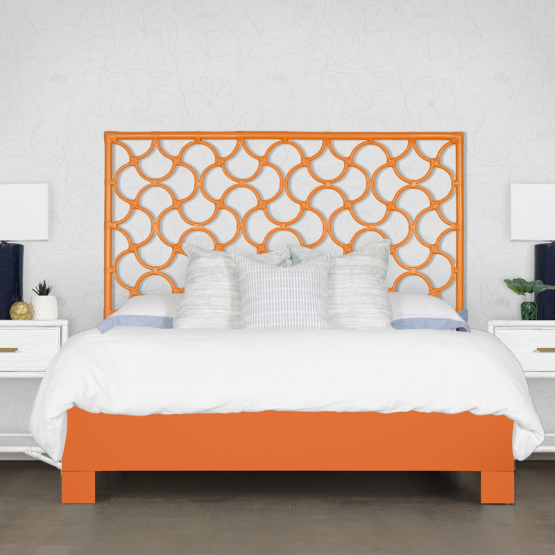 Mar Collection Headboard, Citrus Orange, King