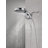 HydraChoice Hydrorain 5 Spray Dual Shower Head and Handheld Shower with H2Okinetic 2.5 GPM-1616985618